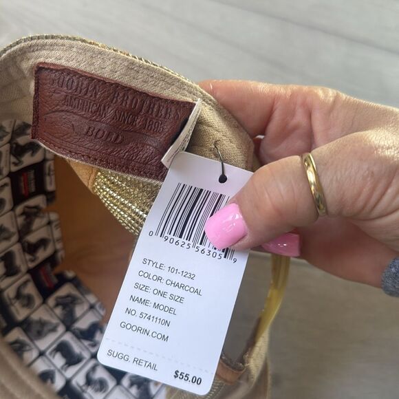 Goorin Bros Rodeo Stallion Trucker Adjustable Hat‎ - Charcoal nwt - Picture 8 of 8